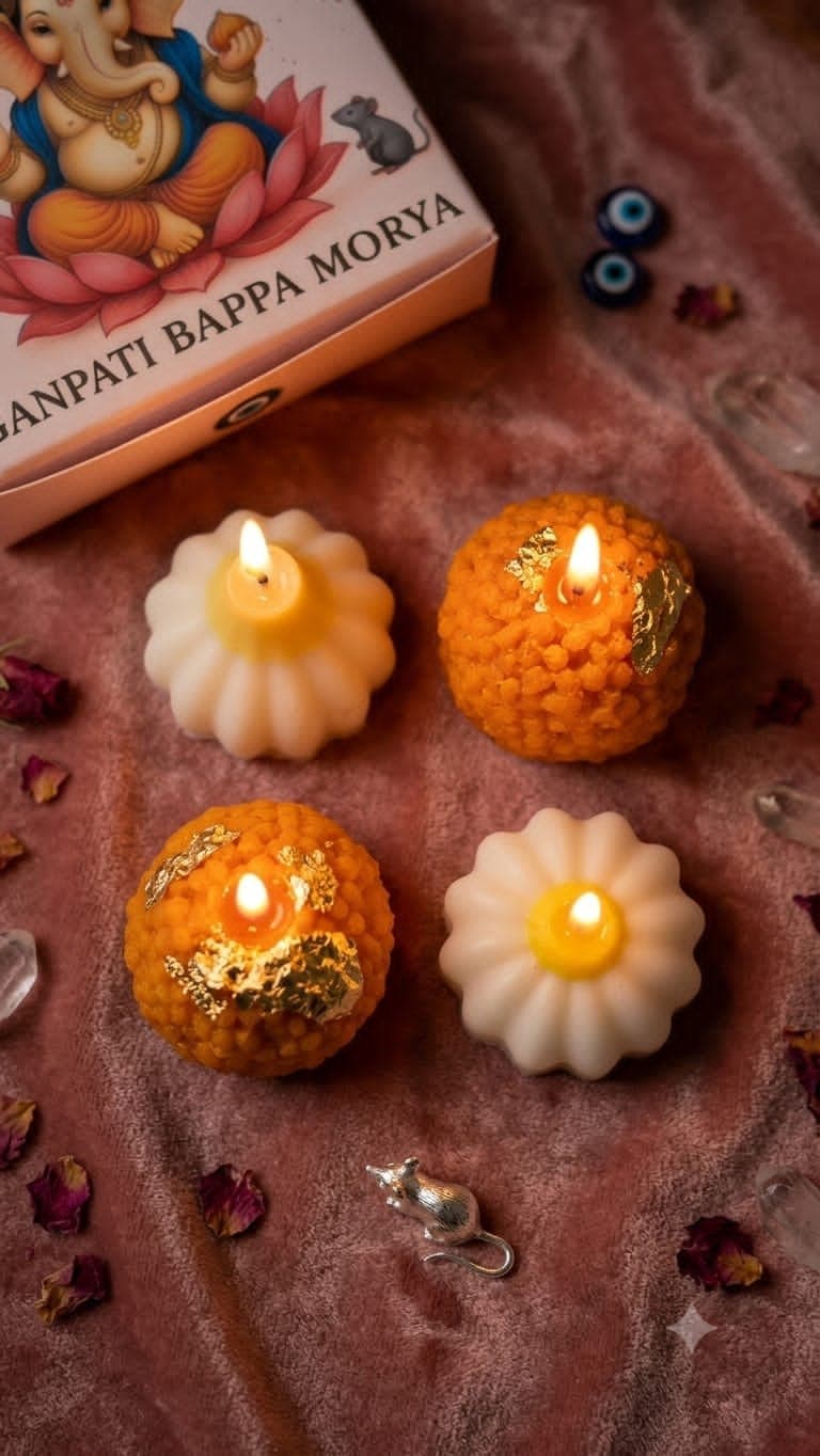Laddoo Modak Candle 2
